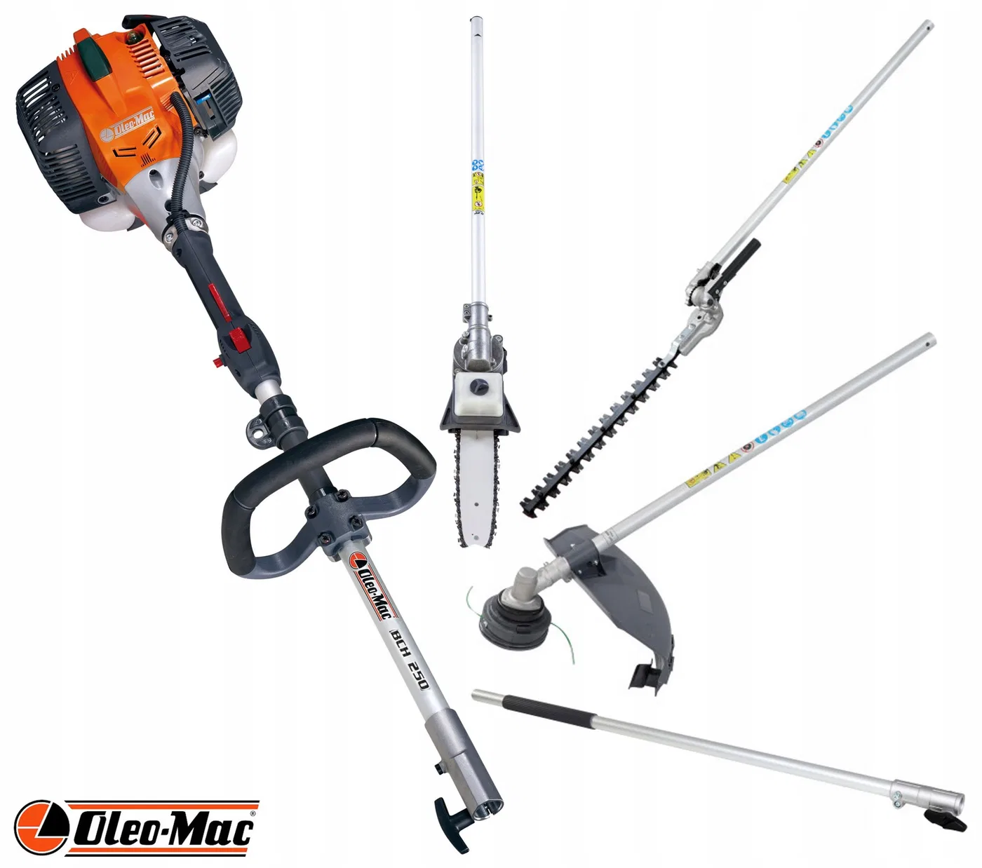 OLEO-MAC ZESTAW BCH250D + 4 PRZYSTAWKI