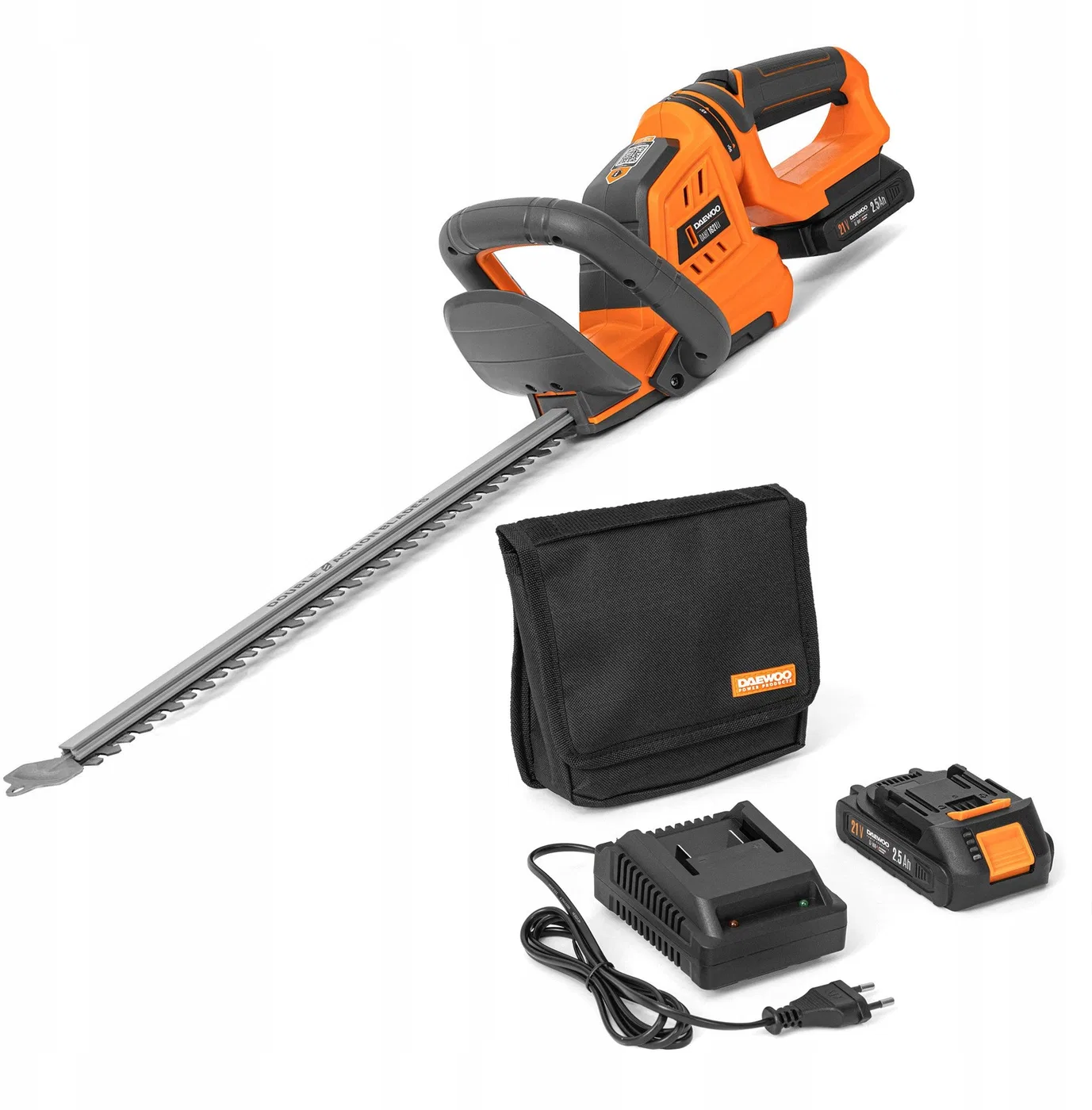 Cordless hedge trimmer DAEWOO DAHT 1621Li SET 21 V