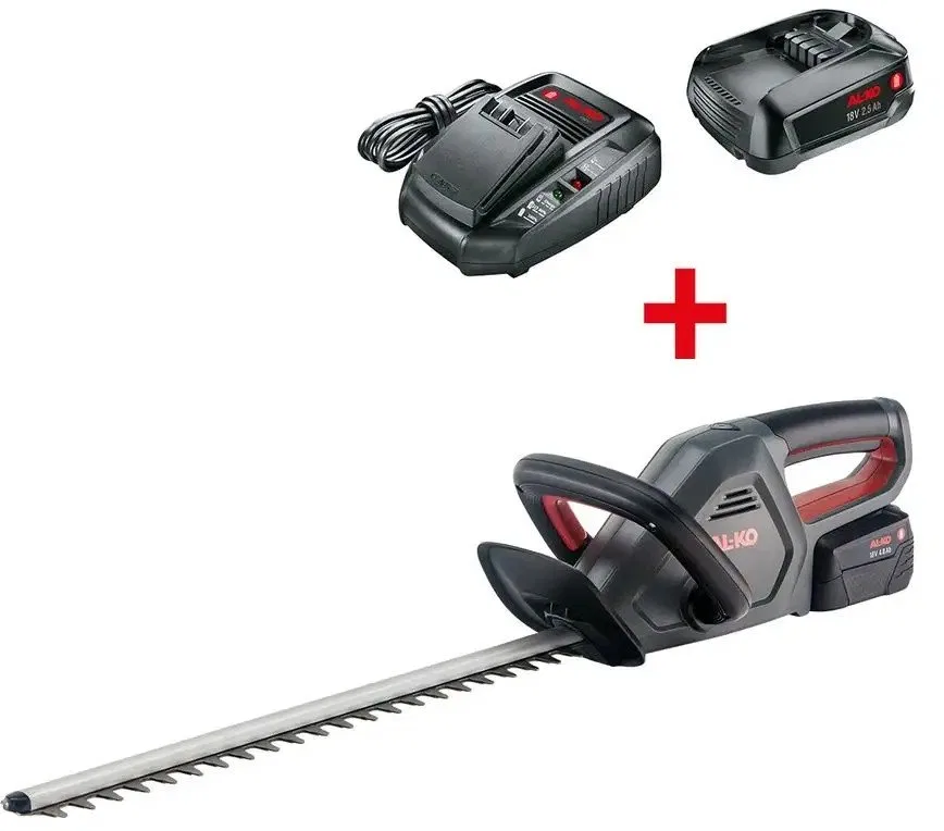 Cordless hedge trimmer AL-KO HT 1845 P4A, 18 V, 2.5 Ah, 45 cm