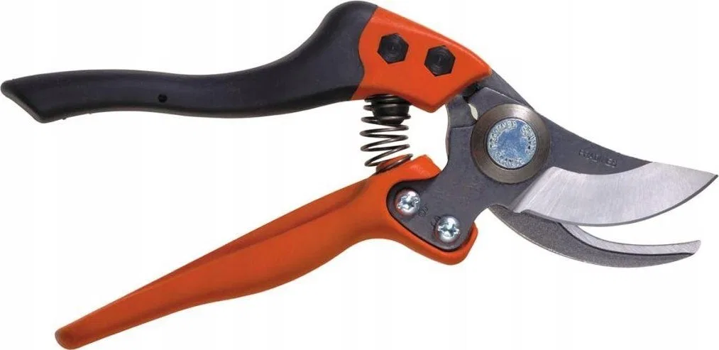 Sekator Bahco Bahco Profesionalus, ergoniminis sekatorius. Vidutinei rankai, 3 dydžio galva (iki 30 mm). Visos dalys yra keičiam