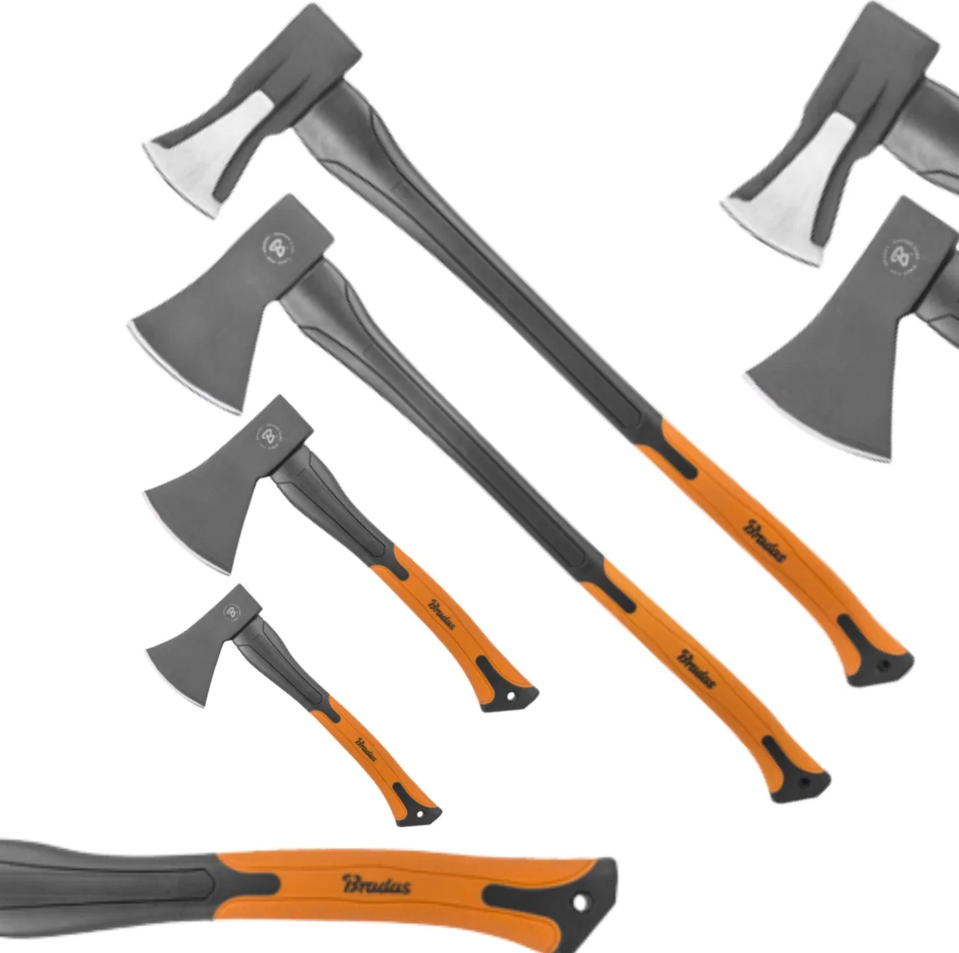 Bradas 4x Siekiera FIBERGLASS 600, 1000, 1500, 2000 z klinem