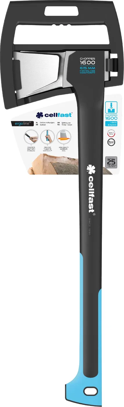 Cellfast Siekiera rozłupująca z tworzywa sztucznego 1,6kg 61,5cm (41-005PR)