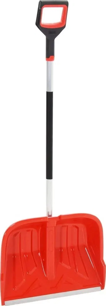 vidaXL vidaXL Łopata do śniegu, czerwona, 136 cm, aluminiowa