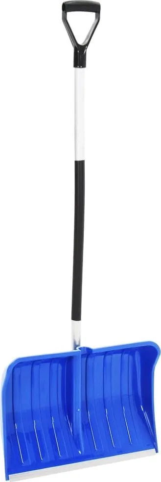 vidaXL Łopata do śniegu, niebieska, 145 cm, aluminiowa