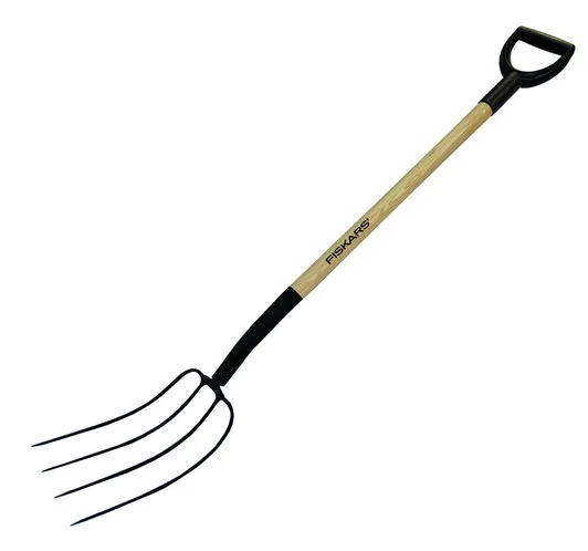 Fiskars Grabie 4-zębne z drewnianym trzonkiem (1023112)