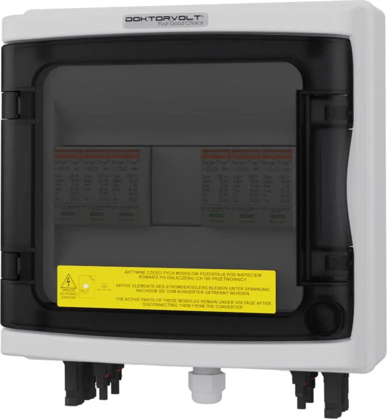 Doktorvolt Rozdzielnica PV Fotowoltaiczna Solarna 2-Stringowa DC 1000V T1 T2 Mersen Doktorvolt 4494