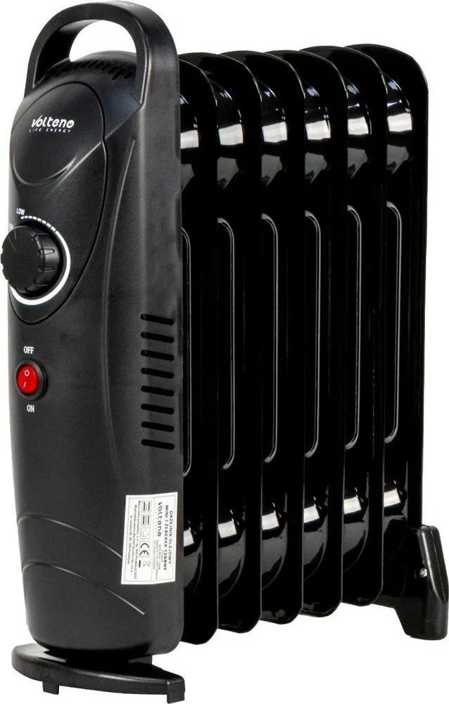 Volteno GRZEJNIK OLEJOWY  7-ŻEBEREK 350/700W CZARNY