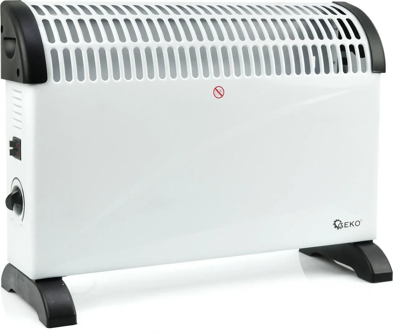Geko Grzejnik konwektorowy biały z termostatem 2000W (1)