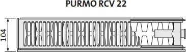 Purmo Grzejnik Ramo Ventil Compact RCV22 600 x 600mm (F0G2206006011300)