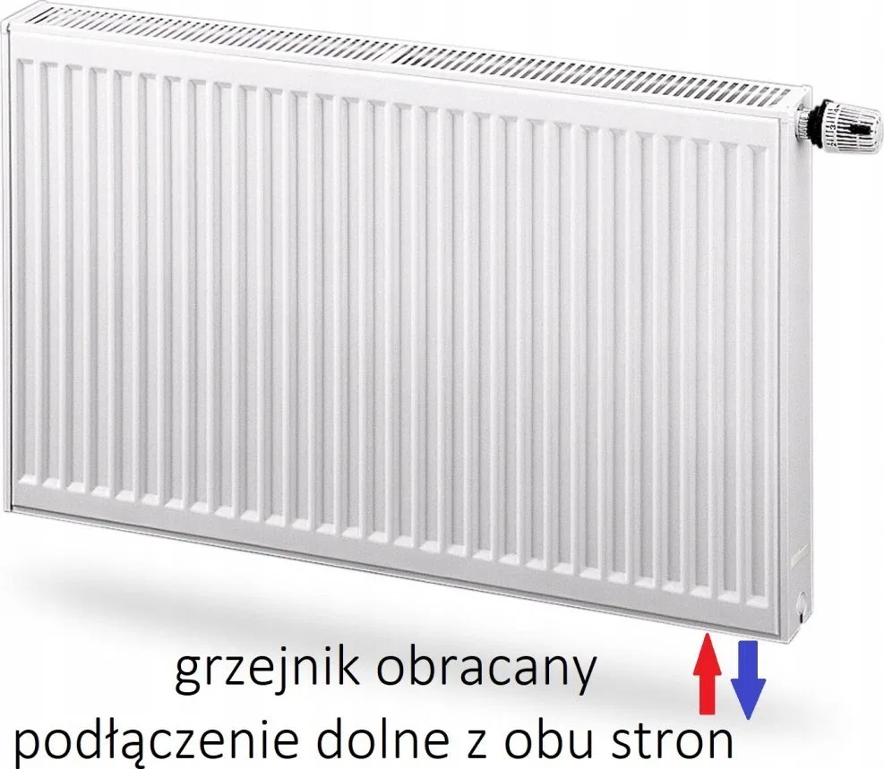 Grzejnik stalowy INVENA CV22 600x600 V 22 Dolny 48h