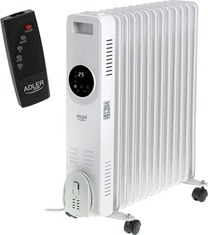 Adler AD 7826 Grzejnik olejowy led z pilotem (13 żeberek)