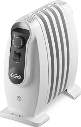 Grzejnik DeLonghi DeLonghi TRNS 0505M Elektryczny podgrzewacz przestrzeni Olejowej nagrzewnica wewnętrzna Biały 500 W - Elektryc