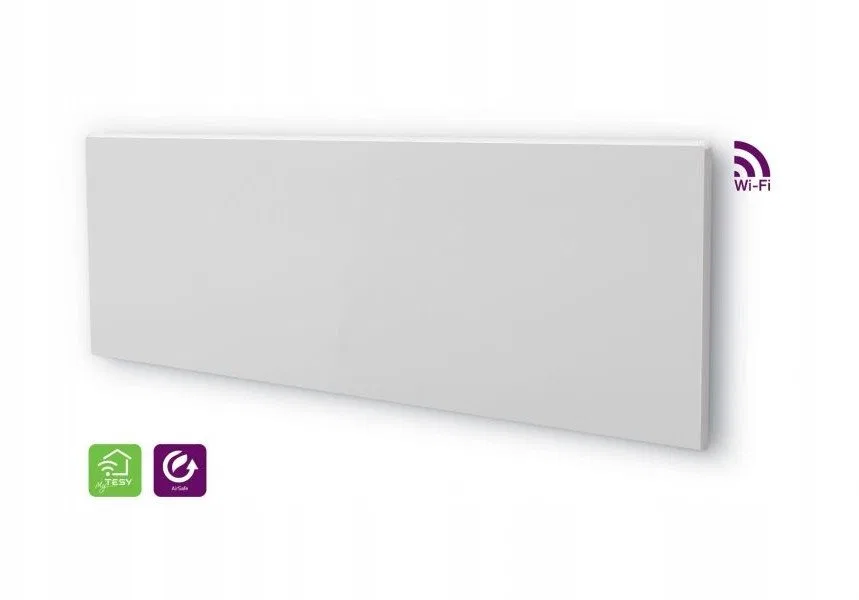 Convector TESY FinEco Cloud AirSafe, 2 kW, electronic thermostat, Wi-Fi control