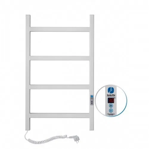 Grzejnik Navin Electric towel dryer Navin Nordic 500*800 Digital left white 12-841152-5080