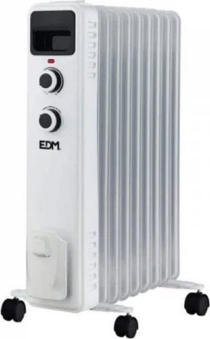 Grzejnik EDM Grzejnik olejowy (9 żeberek) EDM 07124 Biały 2000 W