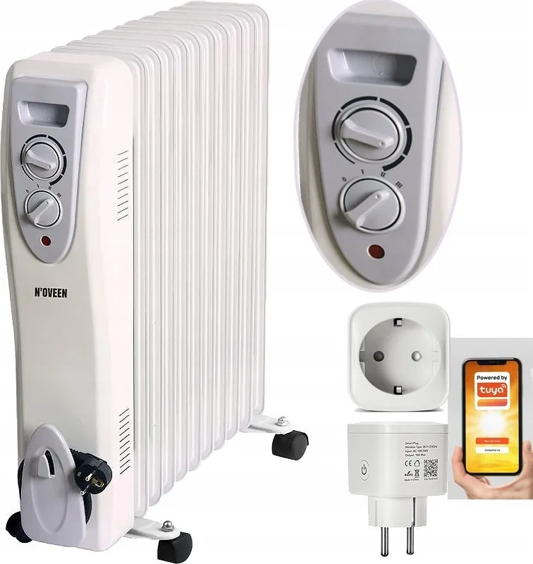 Grzejnik Noveen Grzejnik Olejowy Noveen OH1199 TUYA SMART 2500W
