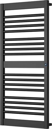 Grzejnik łazienkowy Instal-Projekt Grzejnik drabinkowy FRAME 500X1070 542W, podłączenie dolne, rozstaw 470mm, kolor: czarny mat