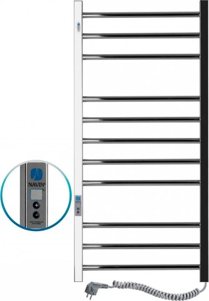 Grzejnik łazienkowy Navin Electric towel dryer Klasic Quadro 500*1000 Digital right 10-016052-5010