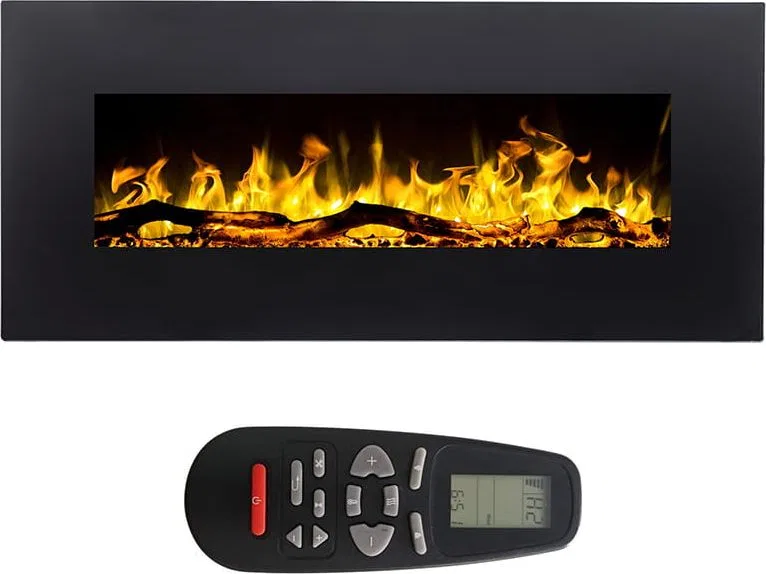 Aflamo Kominek Elektryczny Ścienny Albion Bez Funkcji Grzania 42 NH 110 cm