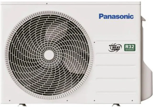 Panasonic varmepumpe luft/luft CU-HZ35XKE udedel, SCOP 5,30 A+++ Med R32 kølemiddel og indbygget Wifi modul.