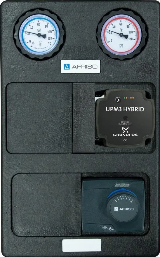 Grupa pompowa PrimoTherm K 180-2 DN25 GP 3-WM-SM, pompa Grundfos UPM3 Hybrid, zawór mieszający ARV Kvs12, siłownik ARM 343 ProCl