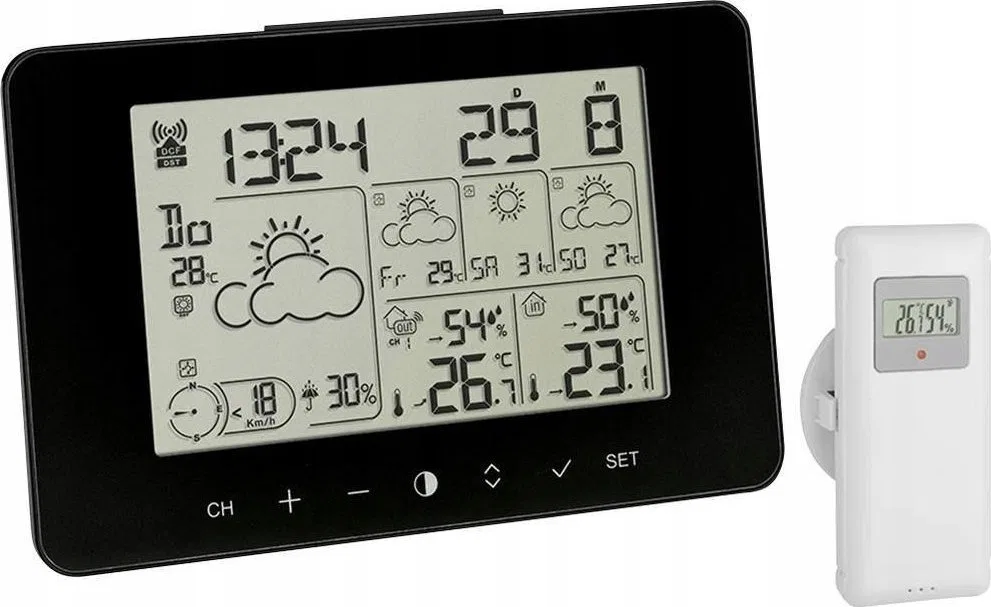 Stacja pogodowa TFA TFA 35.1156.01 PRIMO Meteotime Radio Weather Station