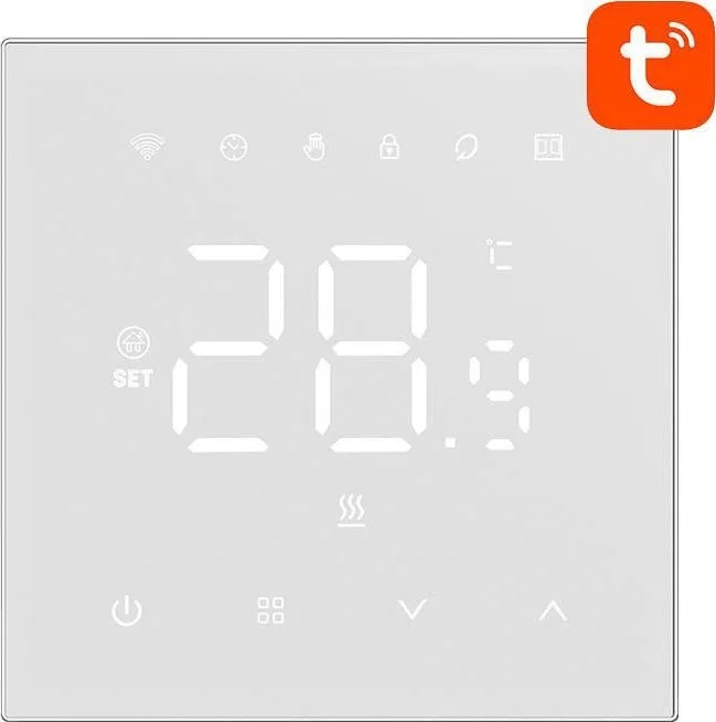 Avatto Inteligentny termostat Avatto WT410-16A-W ogrzewanie elektryczne 16A WiFi