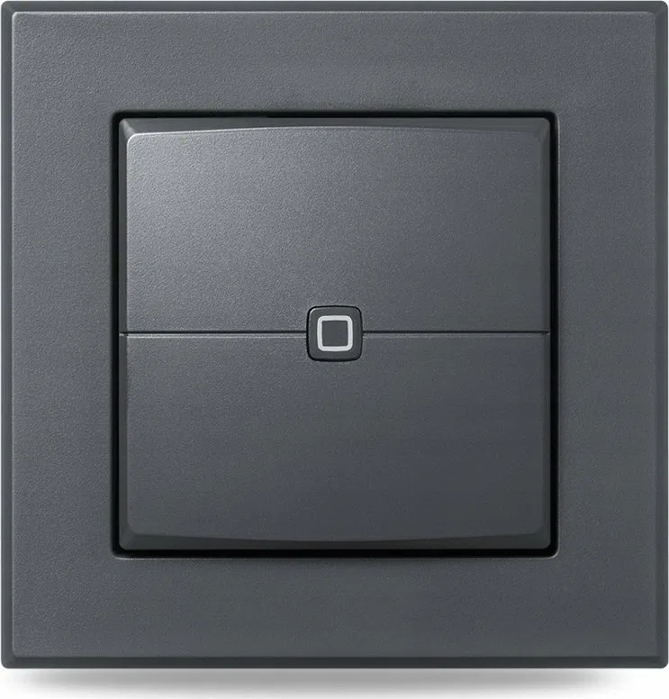HomeMatic IP Homematic IP Wandtaster - 2-fach, anthrazit