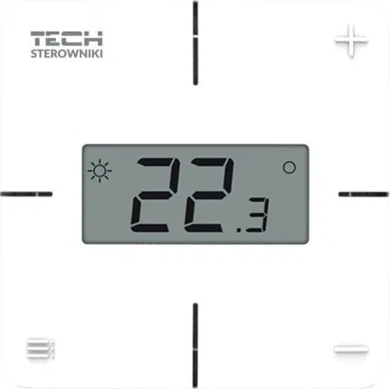 Tech Regulator pokojowy przewodowy R-X do listwy L-X dedykowany, biały STRXWH