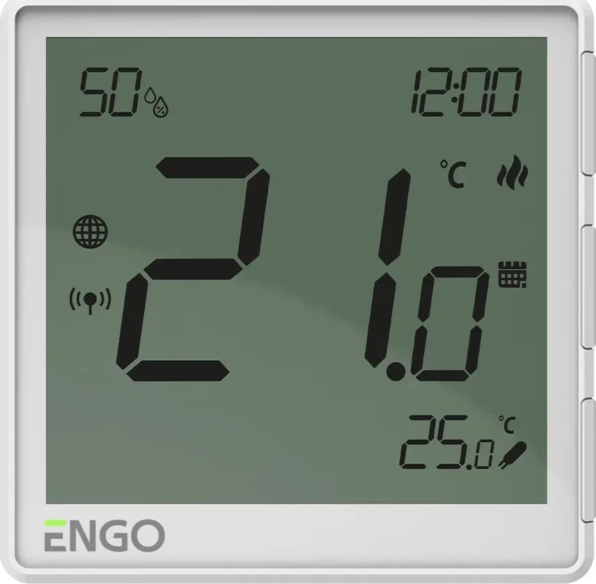 Engo Engo natynkowy, akumulatorowy, internetowy regulator temperatury ZigBee, biały EONEBATW