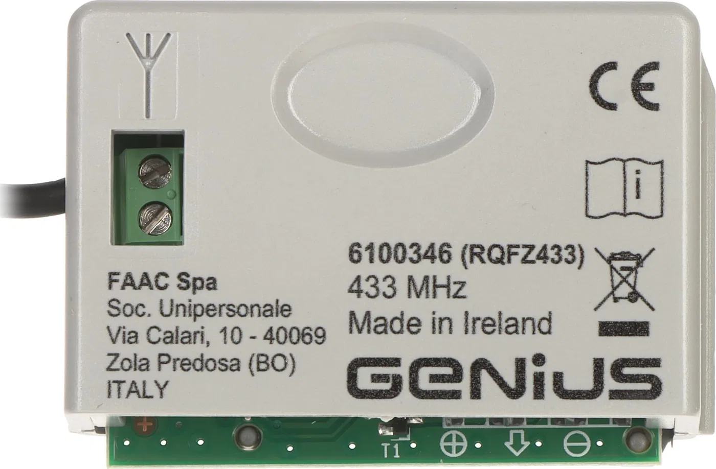 Faac MODUŁ RADIOWY DO BRAM GENIUS-XF433 FAAC