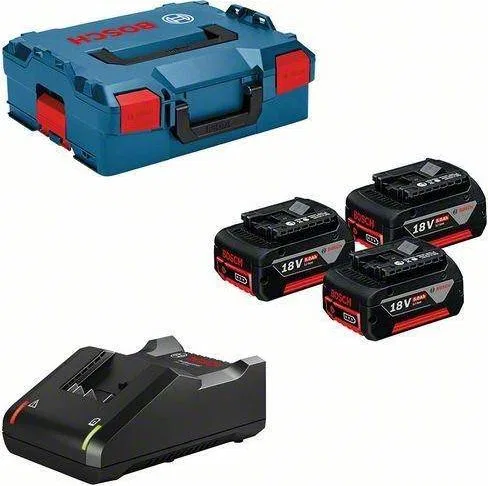 Bosch BOSCH.AKUMULATOR 18V 5,0Ah x3 +ŁADOWARKA GAL 18V-40 +LB B0615990L3T
