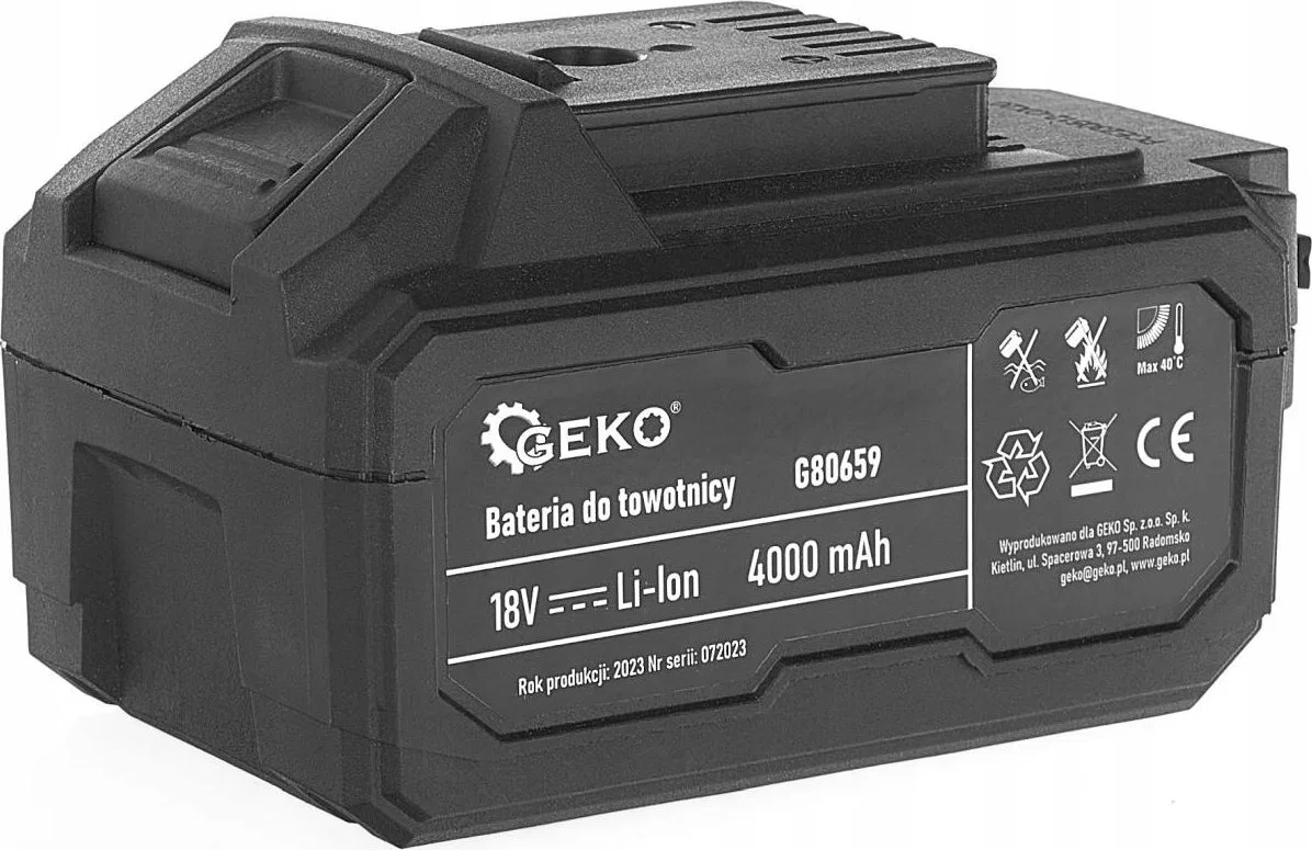 Geko Bateria do towotnicy G80657 - 4.0Ah 18V (5)