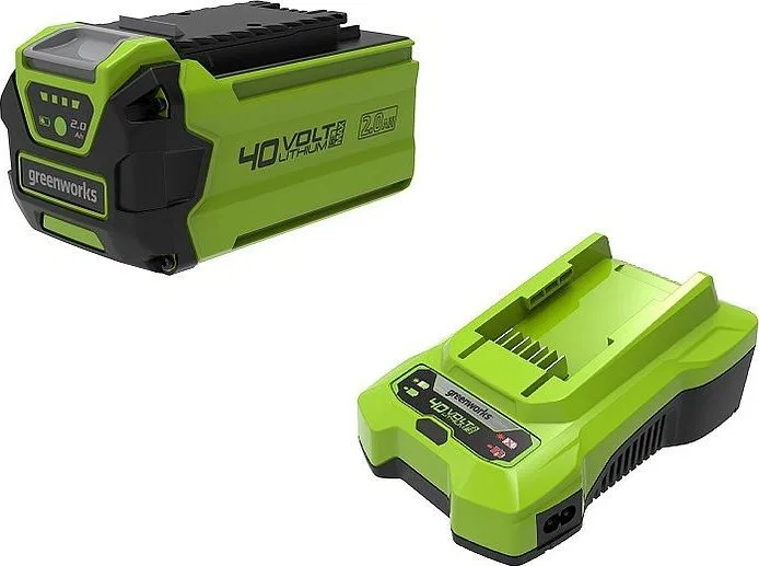 Greenworks 40 V zestaw ładowarka 2 A + akumulator 4 Ah GSK40B4