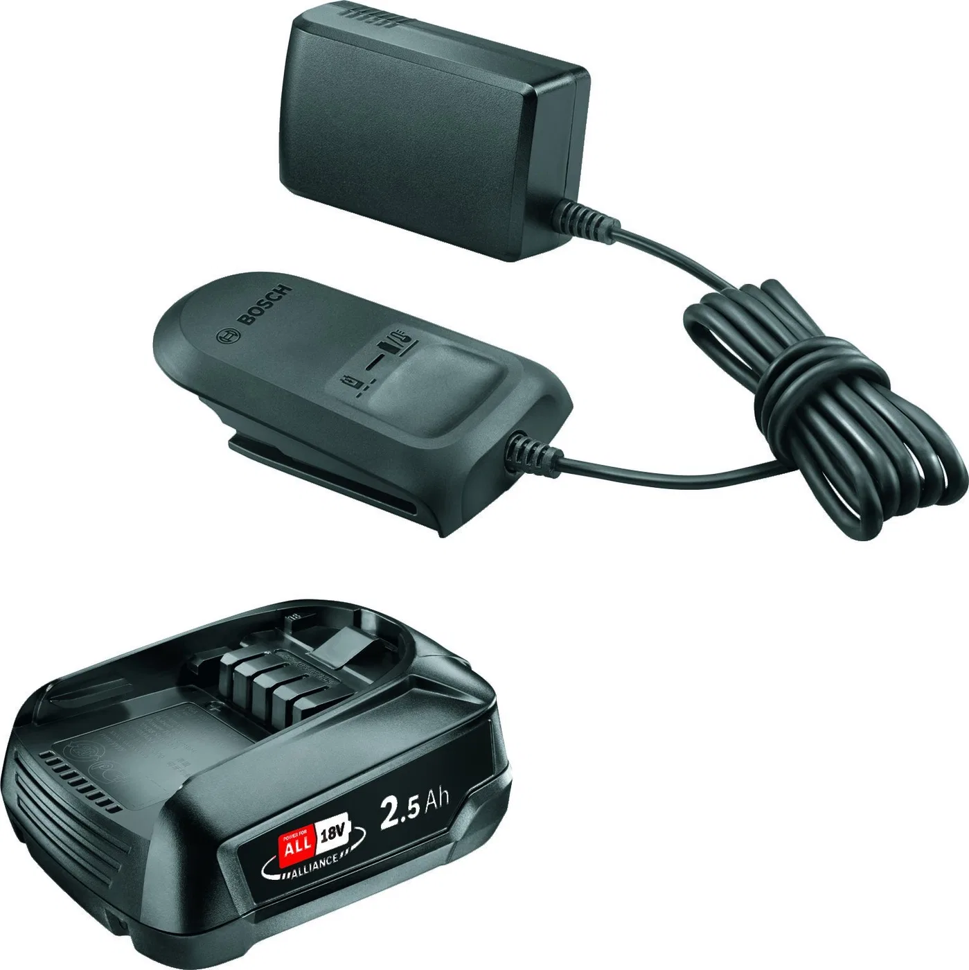 Bosch Zestaw startowy 18 V 2,5 Ah z ładowarką AL 18V-20