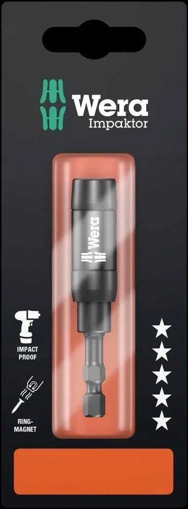 Wera Universalus antgalių laikiklis Wera Impaktor 897/4 IMP R, magnetinis, blisteryje