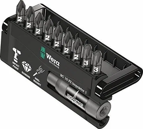 Wera Wera Bit-Check 10 PZ Impaktor 1 - Bit assortment