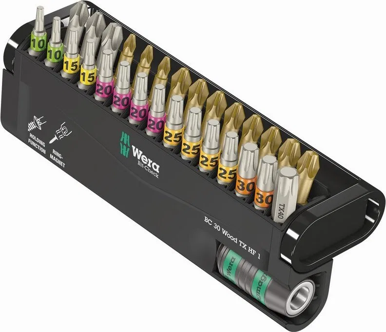 Wera ZESTAW BIT-CHECK 30 WOOD TX HF 1, 30 CZ