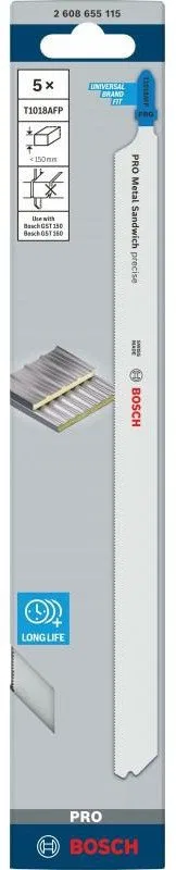 BOSCH BRZESZCZOT T PRO METAL SANDWICH T1018AFP 250 mm /5szt.