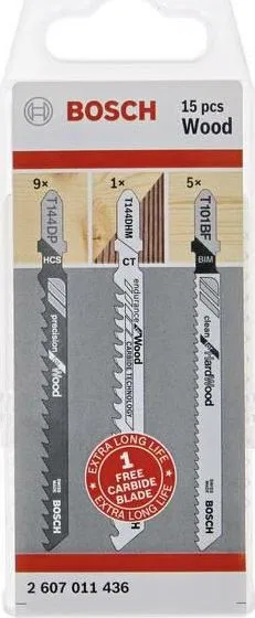 Bosch BRZESZCZOT T SET DREWNO 14PC+1PC