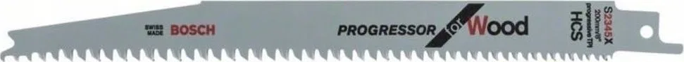 Bosch Bosch sabre saw blade S 2345 X Progressor for Wood, 100 pieces (length 200 mm)