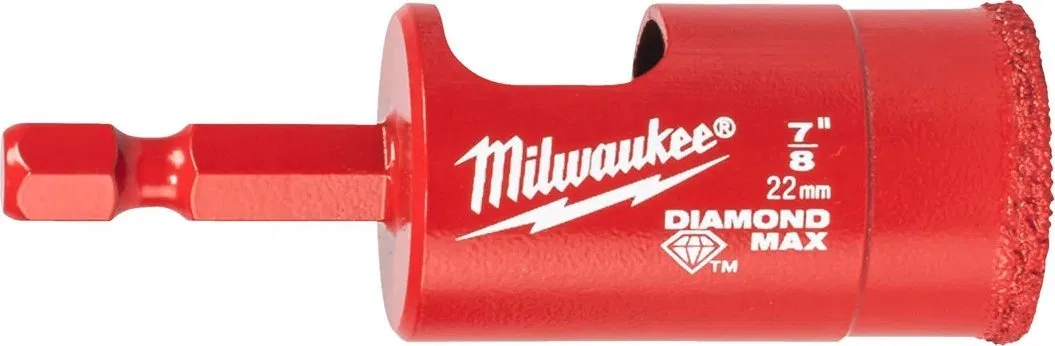 MILWAUKEE DIAMOND CROWN HEX 22mm
