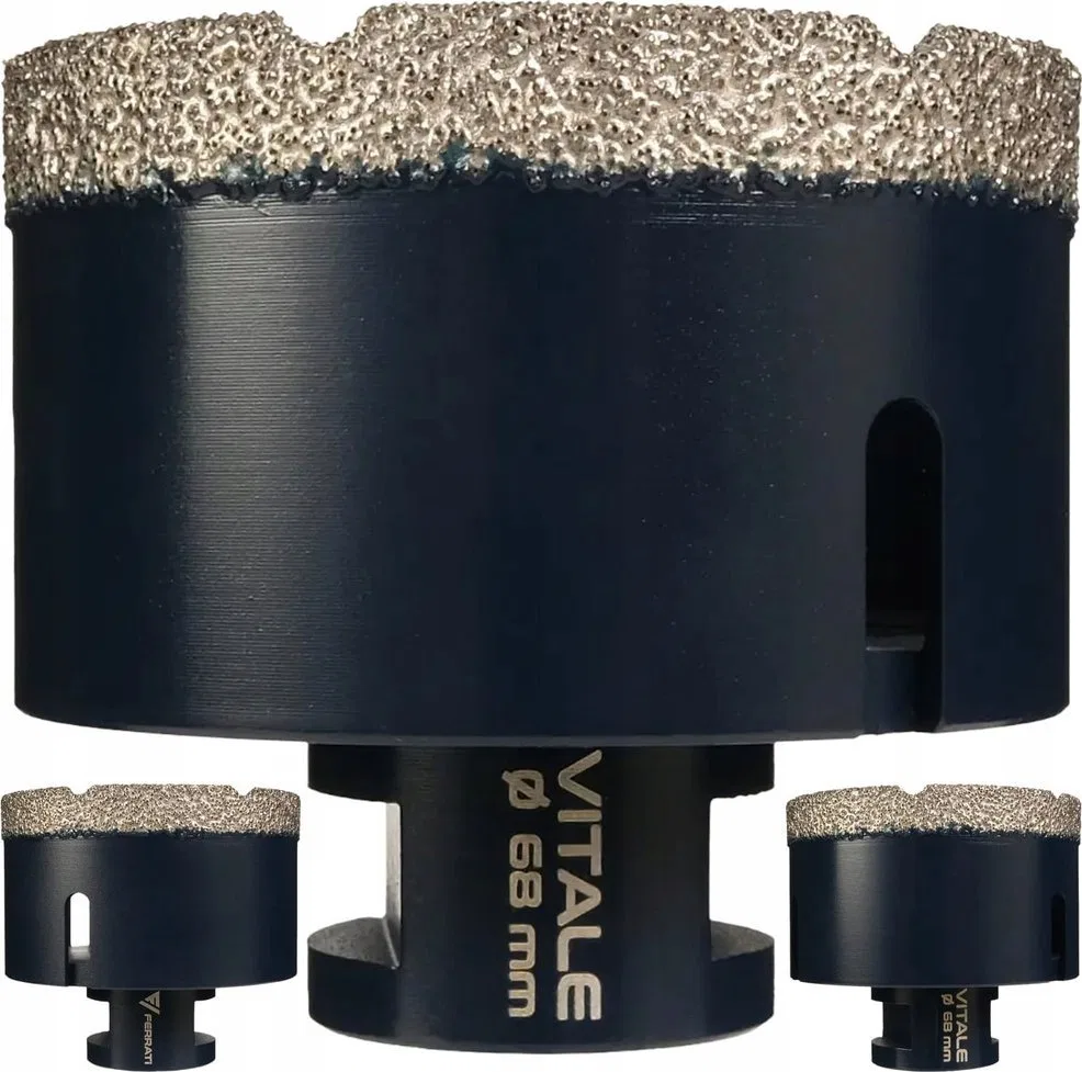 Otwornica diamentowa 68mm M14 Ferrati Vitale F40120 gres, marmur, ceramika