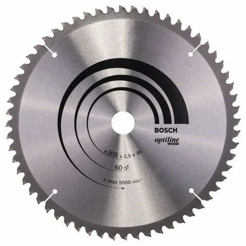 Bosch Tarcza pilarska Optiline Wood 305 x 30mm 60z (2608640441)