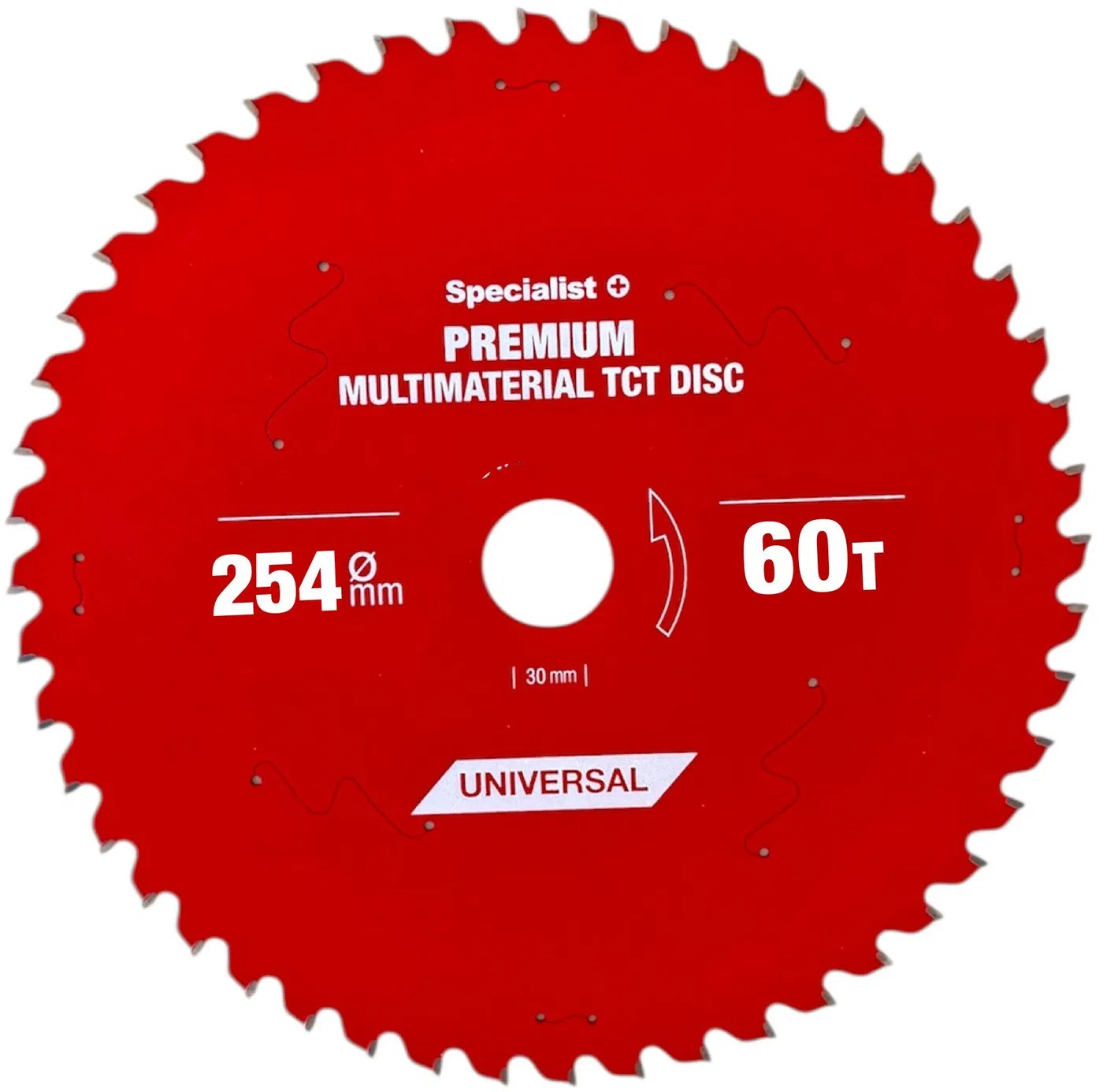 Cutting disc 254x60Tx30mm, Multimaterial PREMIUM, SPECIALIST+