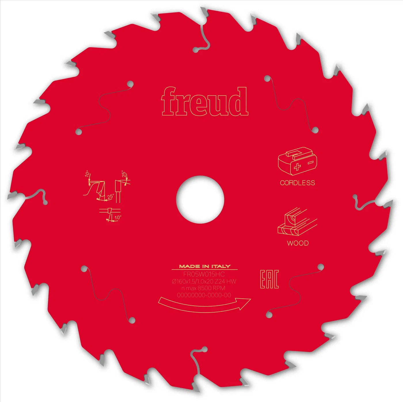 Tarcza Pil. FR05W015HC 160X1,5X20-24