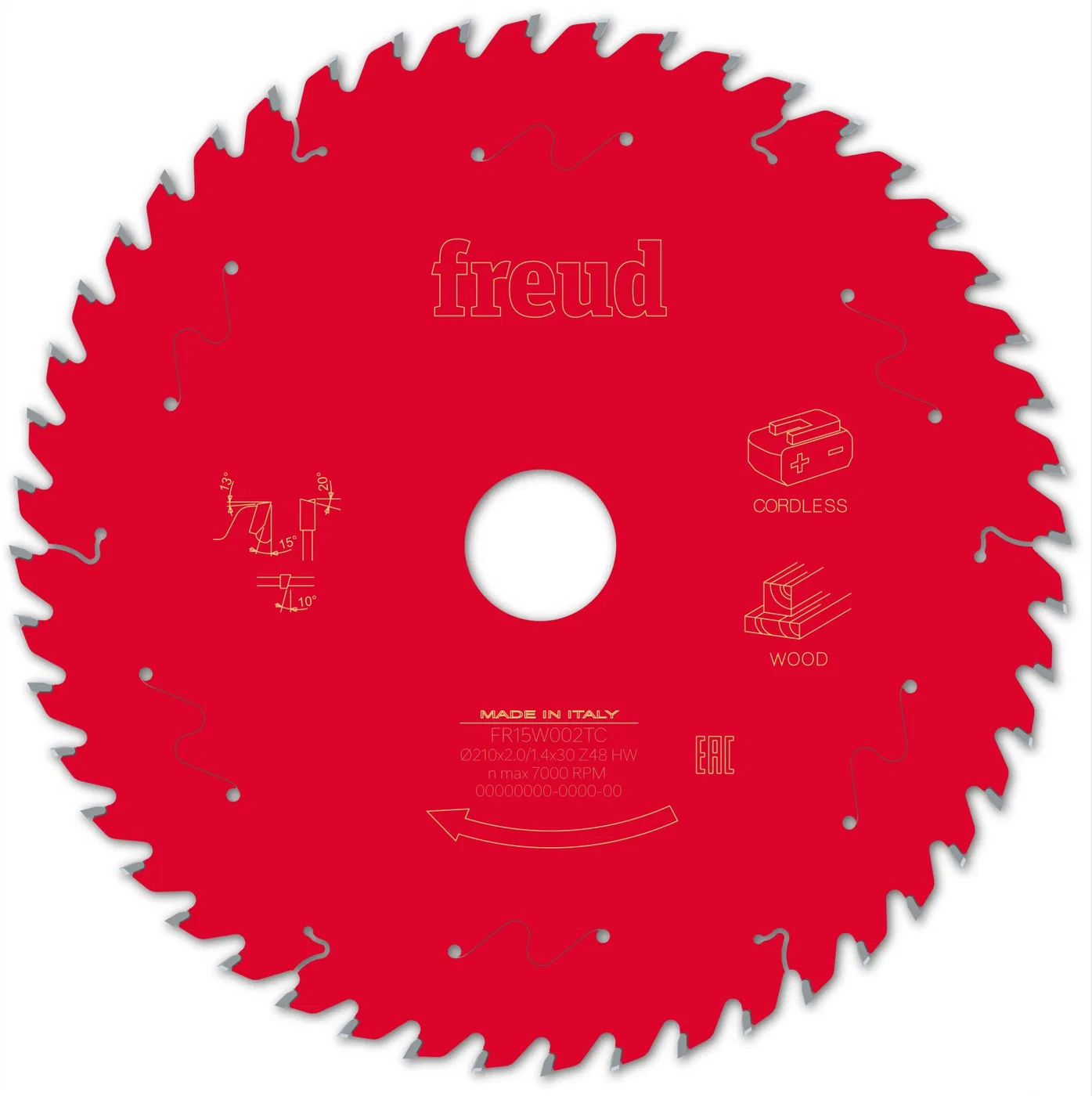 Tarcza Pil. FR15W002TC 210X2,0X30-48