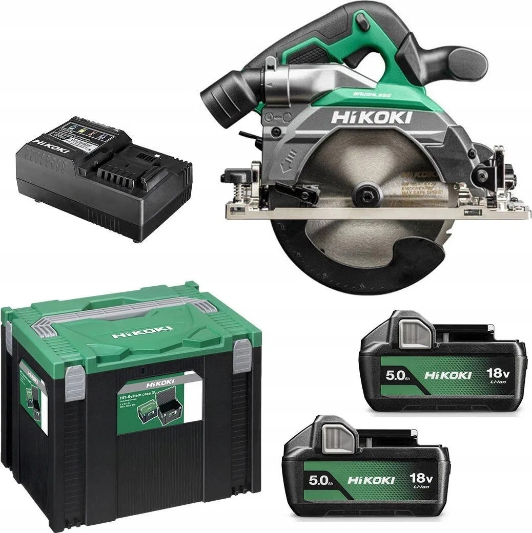 Hikoki HIKOKI.SAW 18V 165mm C1806DBWPZ 2x5.0Ah HITSYSTEM 66mm