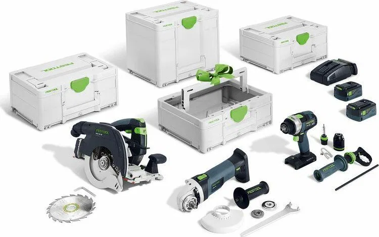 Festool FT. CARPENTRY COMBO SET HKC 55/TPC 18/AGC 18/TB M 137