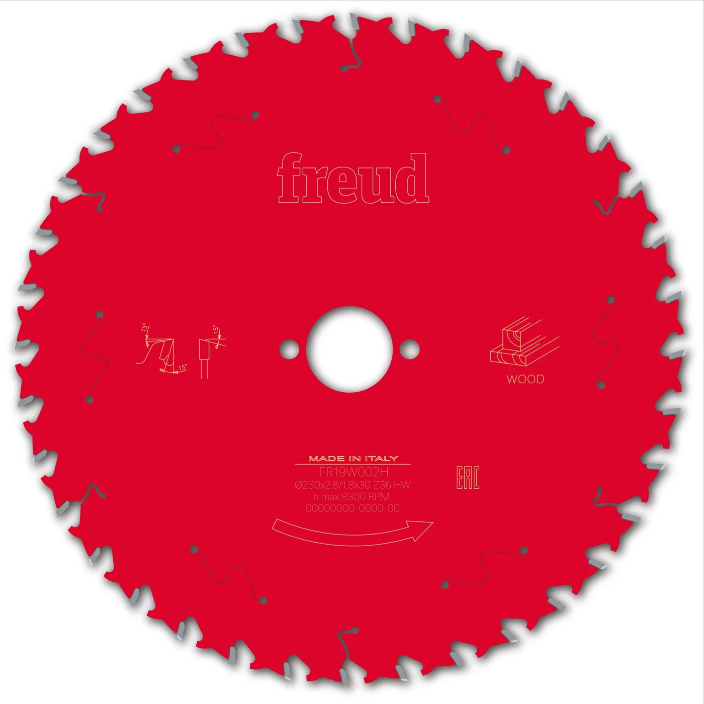 Tarcza Pil. FR19W002H 230X2,8X30-36